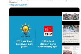 Ak Parti Denizli teşkilatının açtığı #HazıraKonucuCHP etiketi kısa sürede TT oldu