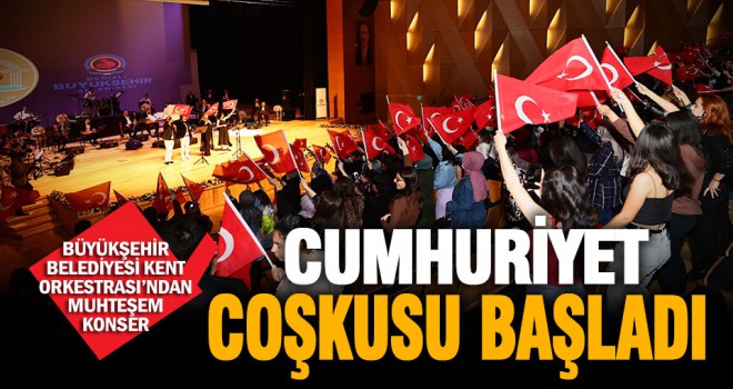 Büyükşehir Belediyesi Kent Orkestrası’ndan Cumhuriyet Bayramı konseri