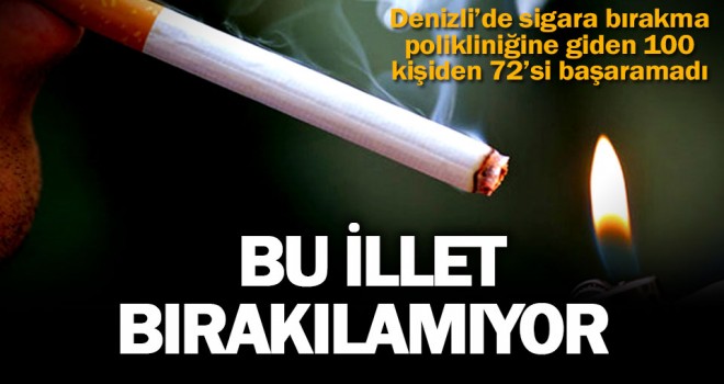 Poliklinikler de işe yaramıyor: Sigara illetinden kurtulunmuyor