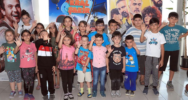 Pamukkale Belediyesi, çocuklar sinemayla tanıştırdı