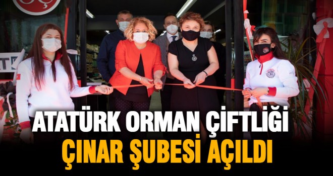 Atatürk Orman Çiftliği Çınar Şubesi açıldı