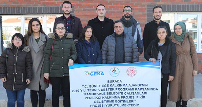 Pamukkale Belediyesi proje ekibine önemli eğitim