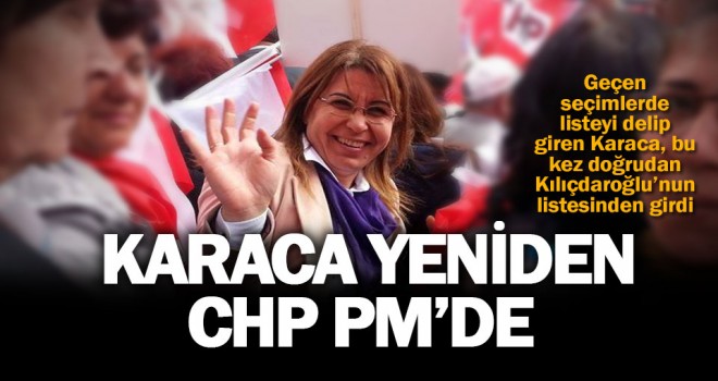Gülizar Biçer Karaca ikinci kez CHP Parti Meclisi’nde