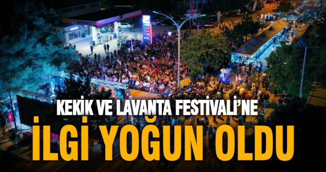 Pamukkale’de Kekik Ve Lavanta Festivali’ne ilgi yoğun oldu