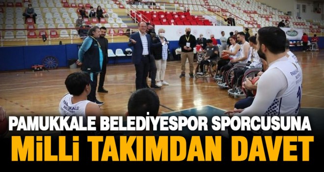 Pamukkale Belediyespor sporcusuna milli takımdan davet