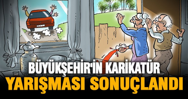 Büyükşehir'in 2. uluslararası karikatür yarışması sonuçlandı