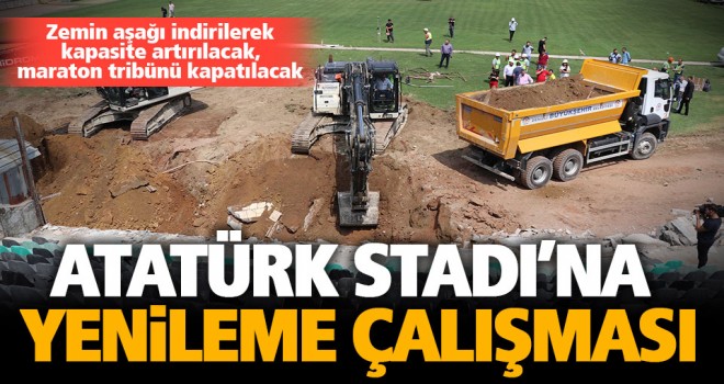 Denizli Atatürk Stadı yenileniyor