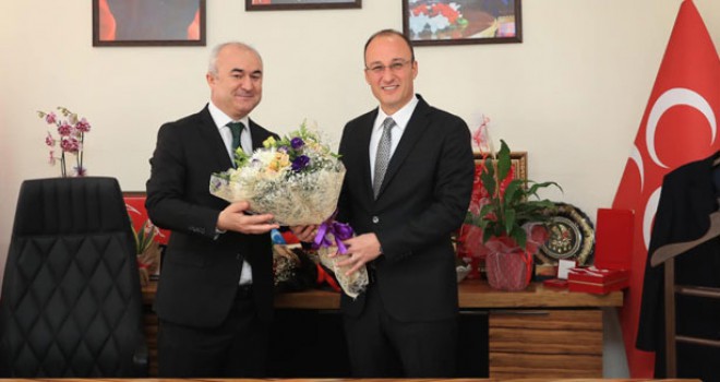 Başkan Örki’den Mhp İl Başkanı Garip’e ziyaret