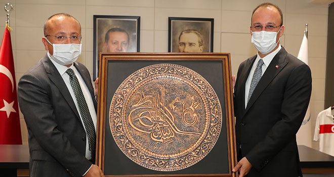 Başkan Örki, Vali Atik’i ağırladı