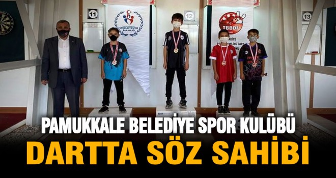Pamukkale Belediye Spor Kulübü dartta da söz sahibi oldu
