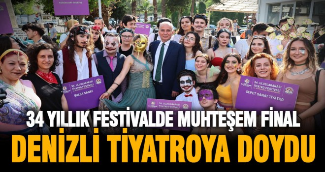 Büyükşehir Belediyesi Uluslararası Tiyatro Festivali sona erdi