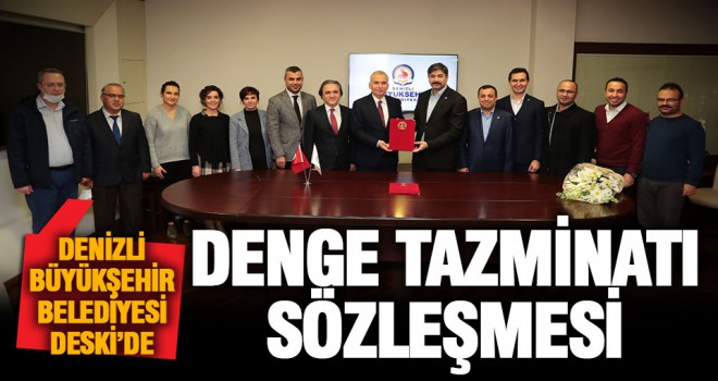 Büyükşehir’de Sosyal denge Tazminatı sözleşmesi imzalandı