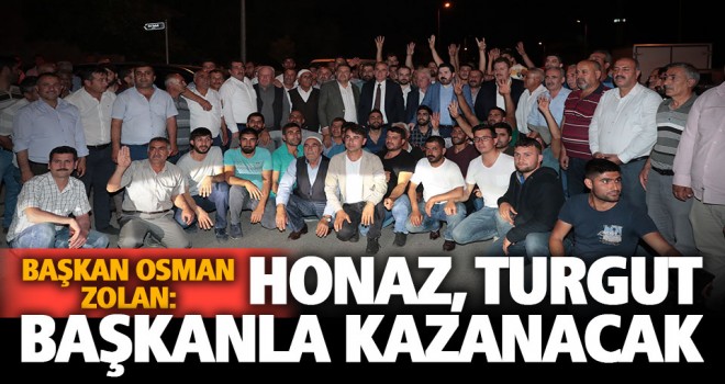 Başkan Zolan: Honaz, Turgut Başkanla kazanacak