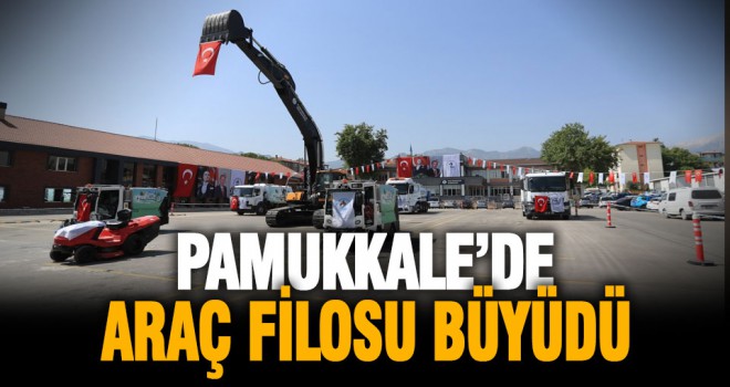Pamukkale’de Belediyesi araç filosunu daha da genişletti