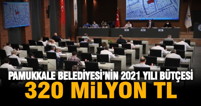 Pamukkale Belediyesi’nin 2021 yılı bütçesi 320 milyon tl