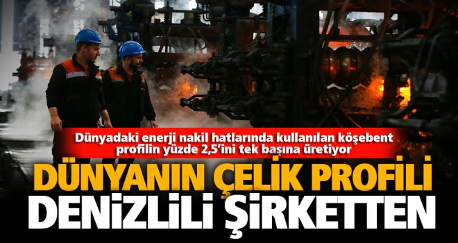 Türk şirketinden 130 ülkeye çelik profil ihracatı