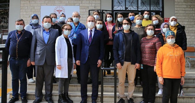 Başkan Örki sağlık çalışanlarını unutmadı