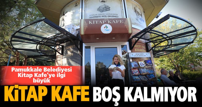 Pamukkale Belediyesi Kitap Kafe’ye ilgi büyük