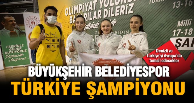 Büyükşehir Belediyespor Türkiye Şampiyonu
